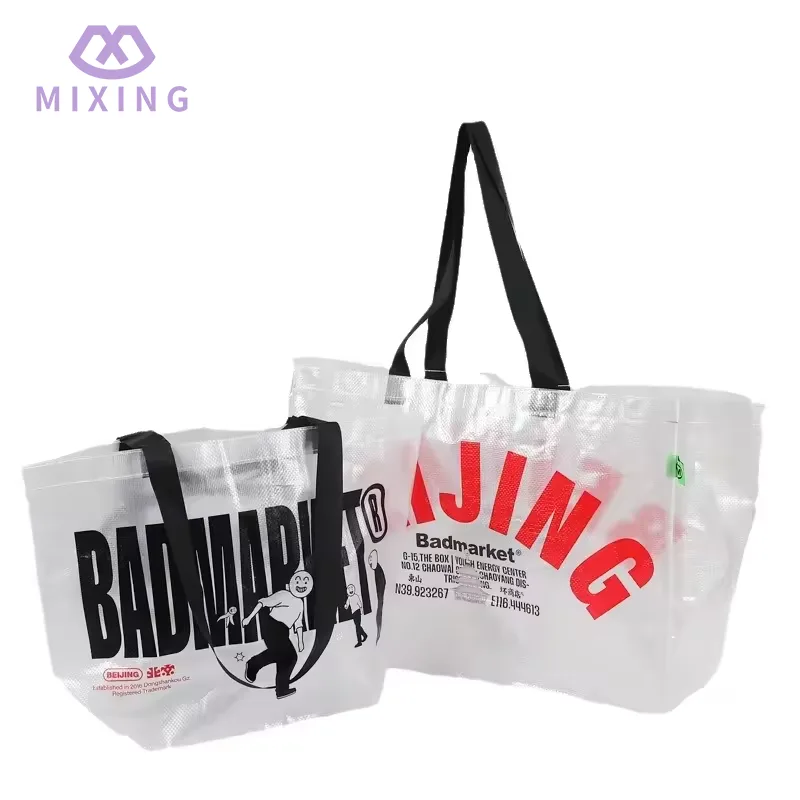 Jelas beg tote woven pp