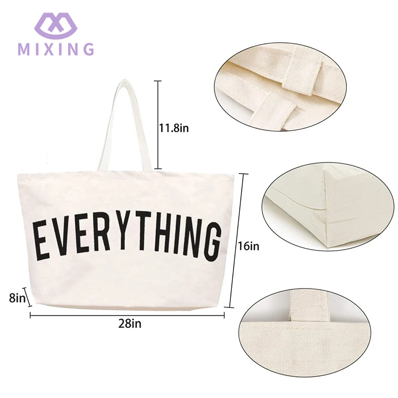 Extra Large Cotton Tote Bag
