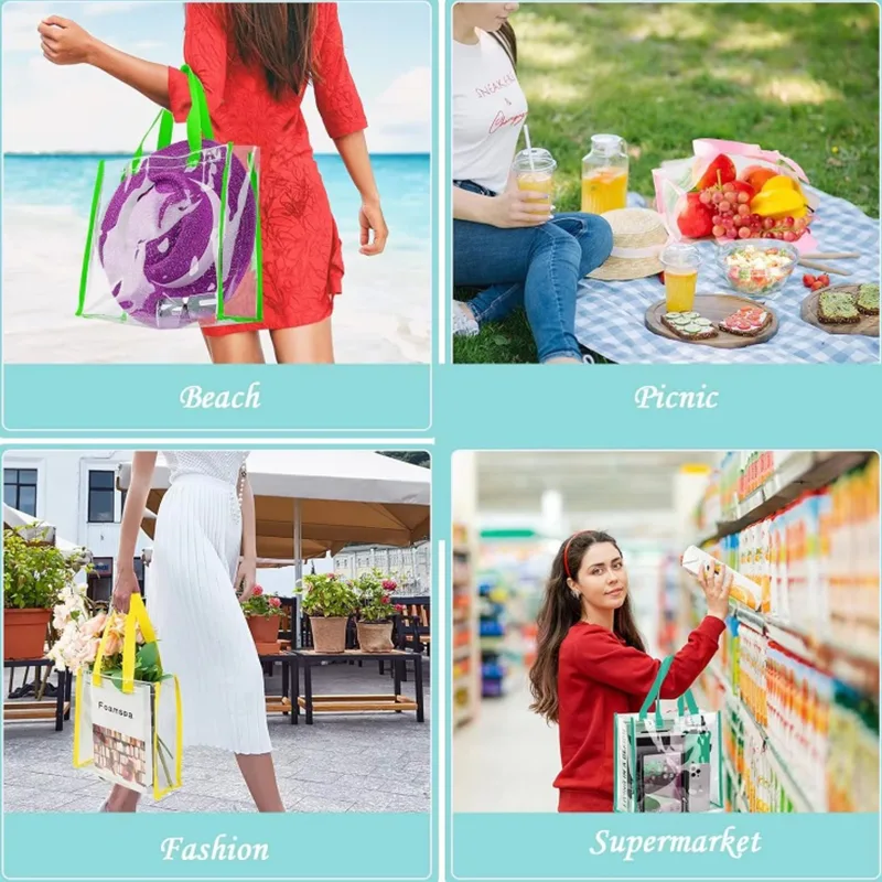 Transparent PVC Tote Bag